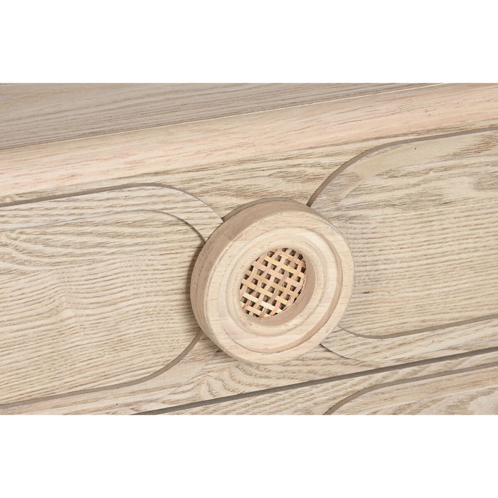 DKD Home Decor Mueble TV Abeto MDF 120x40x50 Natural