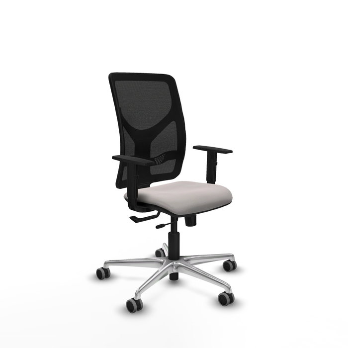 PIQUERAS Y CRESPO Silla de oficina Motilla con mecanismo Sincro/Traslack Blanco y Negro PIQUERAS Y CRESPO Silla de oficina Motilla con mecanismo Sincro/Traslack Blanco y Negro