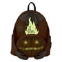 Loungefly Mochila Trick r Treat 26cm Piel Vegana con Detalles Brillantes y Ligeros