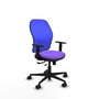 PIQUERAS Y CRESPO Silla de oficina Jorquera Sincro/Traslack Lila y Azul