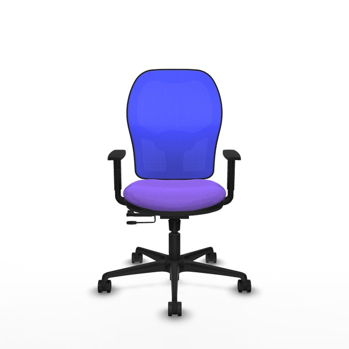 PIQUERAS Y CRESPO Silla de oficina Jorquera Sincro/Traslack Lila y Azul