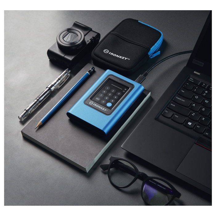 Kingston IronKey Vault Privacy 80 1,92 TB Azul Kingston IronKey Vault Privacy 80 1,92 TB Azul