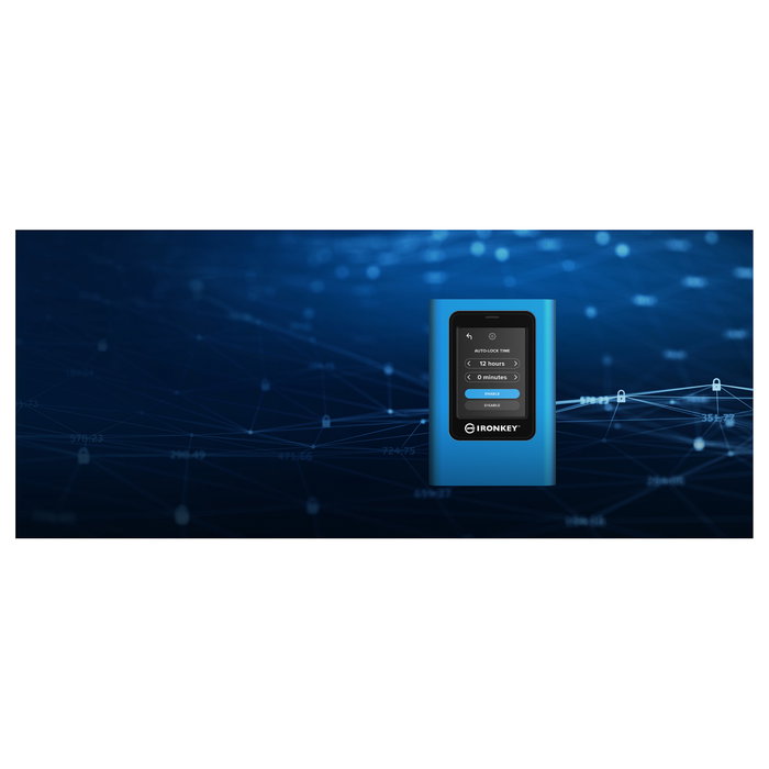 Kingston IronKey Vault Privacy 80 1,92 TB Azul Kingston IronKey Vault Privacy 80 1,92 TB Azul