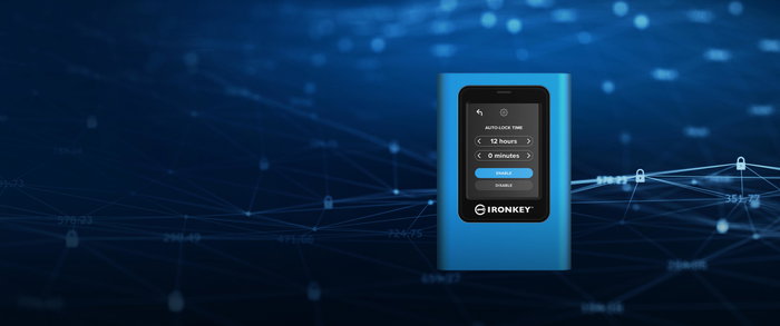 Kingston IronKey Vault Privacy 80 SSD Externo Cifrado 1,92 TB Azul