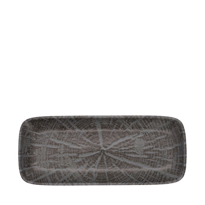 Summa Forest Gris Fuente Rectangular 29X12 cm (Set de 4) Plato Organic de Gres Summa Forest Gris Fuente Rectangular 29X12 cm (Set de 4) Plato Organic de Gres