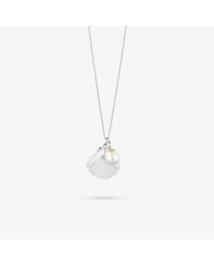 Radiant Collar Silver Perla SHELL de Acero Inoxidable