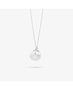 Radiant Collar Silver Perla SHELL de Acero Inoxidable