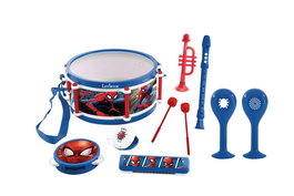 Lexibook Set Musical Spider-Man con 7 Piezas de Plástico para Niños