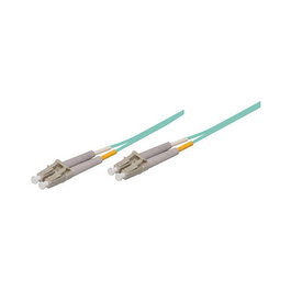 GoodConnections Cable de Fibra Óptica LC/LC Duplex OM3 50/125 Multimodo, LSZH, 2 Metros, Polaridad Intercambiable