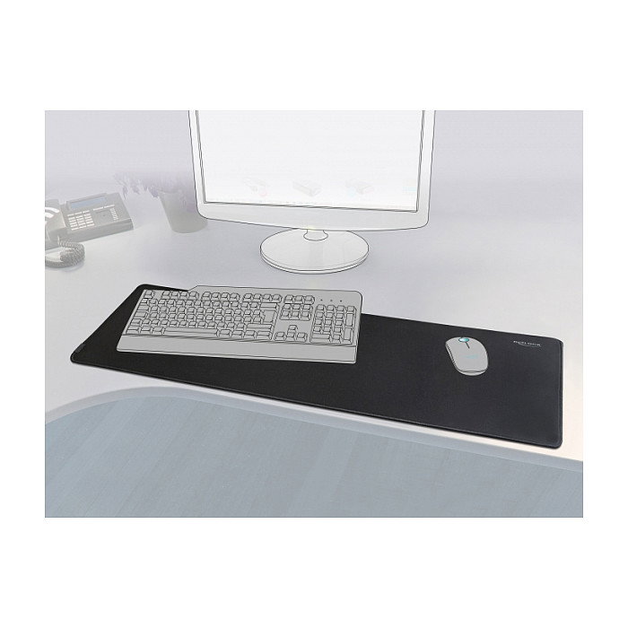 DeLOCK 12557 Alfombrilla para Ratón Gaming 915 x 280 mm Negro