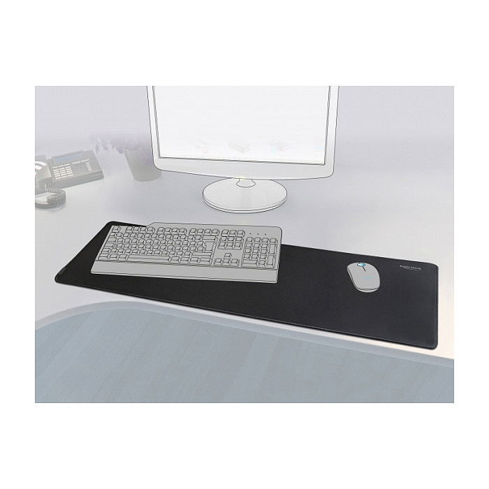 DeLOCK Alfombrilla de Ratón Gaming 915 x 280 mm, Base Antiderrapante, Negro, Monocromo, 12557 DeLOCK Alfombrilla de Ratón Gaming 915 x 280 mm, Base Antiderrapante, Negro, Monocromo, 12557