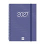 Finocam Agenda Anual 2027 Espiral Basic Azul