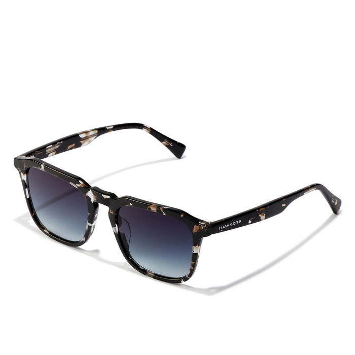 Hawkers Gafas de Sol ETERNITY #twilight Unisex Cuadradas Negro Havana Acetato de Celulosa Filtro UV400 1 Unidad