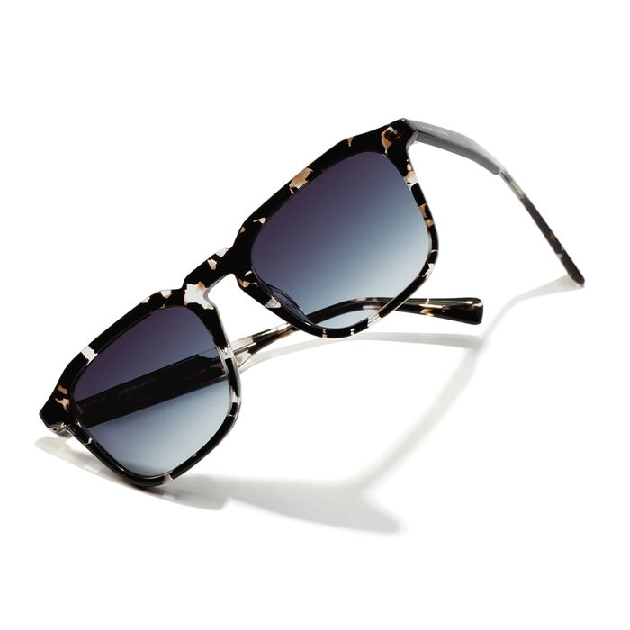 Hawkers Gafas de Sol ETERNITY #twilight Unisex Cuadradas Negro Havana Acetato de Celulosa Filtro UV400 1 Unidad