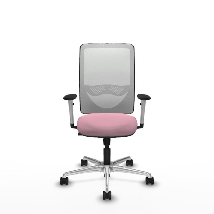 PIQUERAS Y CRESPO Silla de oficina Zulema Rosa con malla Blanca PIQUERAS Y CRESPO Silla de oficina Zulema Rosa con malla Blanca