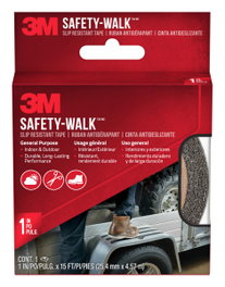 3M SCOTCH SAFETY Cinta Antideslizante Negra 25mm x 4,5m
