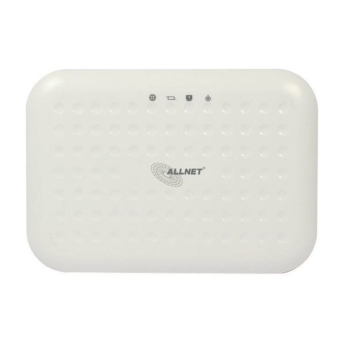 ALLNET ALL-BM200VDSL2V Módem Puente VDSL2/ADSL con Vectoring, 100 Mbps, 1 Puerto LAN RJ-45, Blanco, Certificado CE y RoHS