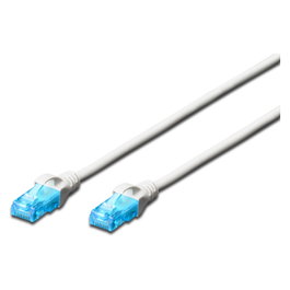 Digitus Cable de Conexión Cat5e U/UTP 2xRJ45 0,5m Blanco DK-1512-005/WH
