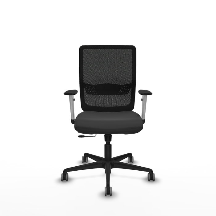 PIQUERAS Y CRESPO Silla de oficina Haches Gris oscuro y Negro PIQUERAS Y CRESPO Silla de oficina Haches Gris oscuro y Negro