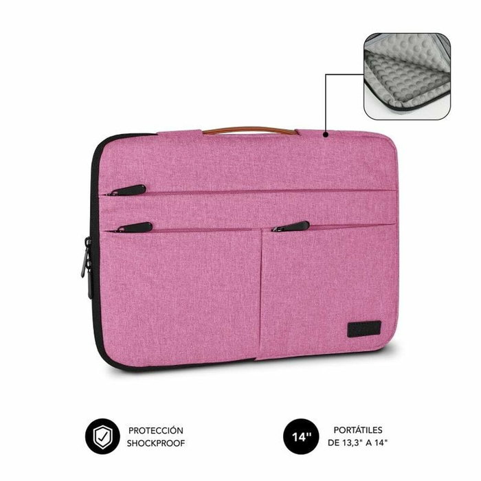 Subblim Funda Air Padding 360 Sleeve 13,3-14 Pulgadas Rosa