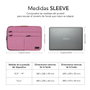 Subblim Funda Air Padding 360 Sleeve 13,3-14 Pulgadas Rosa