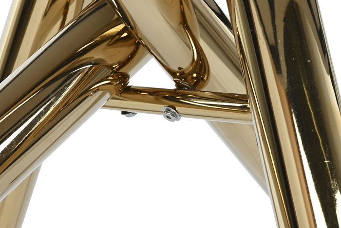 Mesa de Comedor Home ESPRIT Dorado Metal Cerámica 180 x 90 x 75 cm