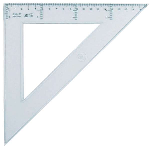 Safta Escuadra de 30 cm. Cristal Safta Escuadra de 30 cm. Cristal