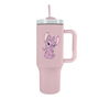 Disney Vaso Termo Angel Stitch 1,2l Acero Inoxidable con Pajita y Asa