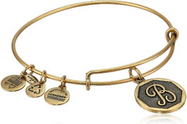 Alex And Ani Pulsera B II Acabado Envejecido Dorado 17,5cm