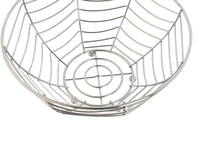 DKD Home Decor Frutero Metal Cromado Plateado 25 x 12.3 x 25 cm (2 Unidades) DKD Home Decor Frutero Metal Cromado Plateado 25 x 12.3 x 25 cm (2 Unidades)