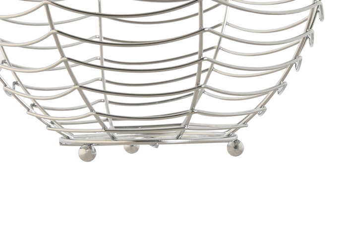 DKD Home Decor Frutero Metal Cromado Plateado 25 x 12.3 x 25 cm (2 Unidades) DKD Home Decor Frutero Metal Cromado Plateado 25 x 12.3 x 25 cm (2 Unidades)