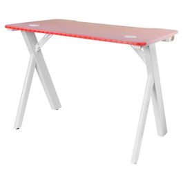 Mars Gaming Mesa Gaming MG D100 RGB 100 cm con Iluminación LED y Acabado Fibra de Carbono