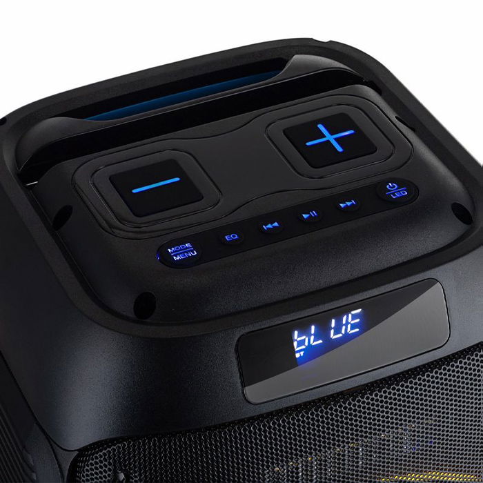 Daewoo Altavoz Party Speaker Bluetooth 40W (350W PMPO) con Microfono Inalambrico, AUX, USB, SD