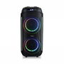 Daewoo Altavoz Party Speaker Bluetooth 40W (350W PMPO) con Microfono Inalambrico, AUX, USB, SD