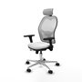 PIQUERAS Y CRESPO Silla de oficina Jorquera con mecanismo Sincro/Traslack en Blanco