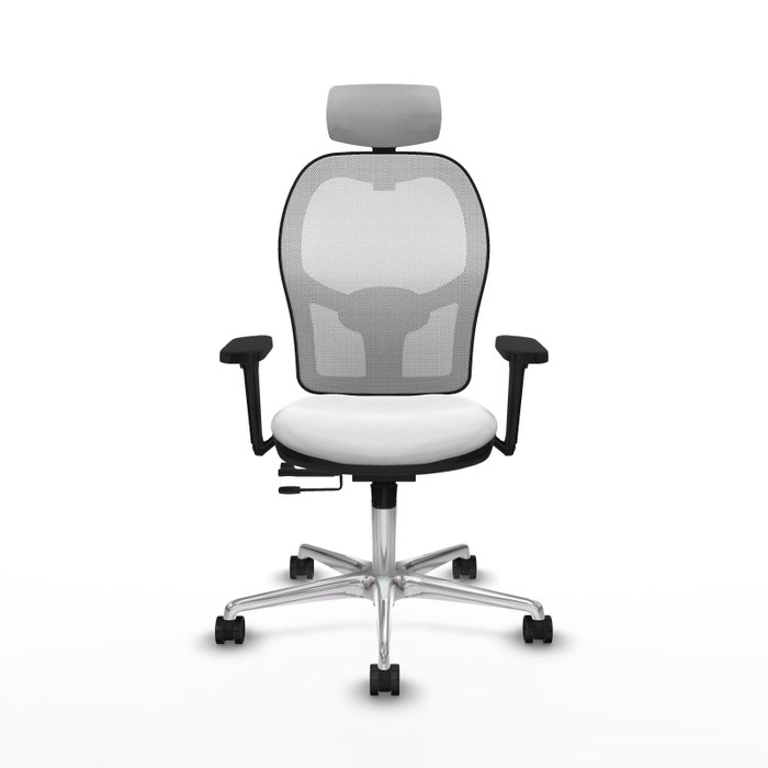 PIQUERAS Y CRESPO Silla de oficina Jorquera con mecanismo Sincro/Traslack en Blanco
