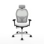 PIQUERAS Y CRESPO Silla de oficina Jorquera con mecanismo Sincro/Traslack en Blanco