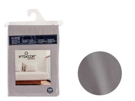 Giftdecor Bajera 135 cm Color Antracita Extra Suave No Encoge No Hace Bolitas No Pierde Color (Set de 12)