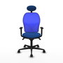 PIQUERAS Y CRESPO Silla de oficina Jorquera Azul con mecanismo Sincro