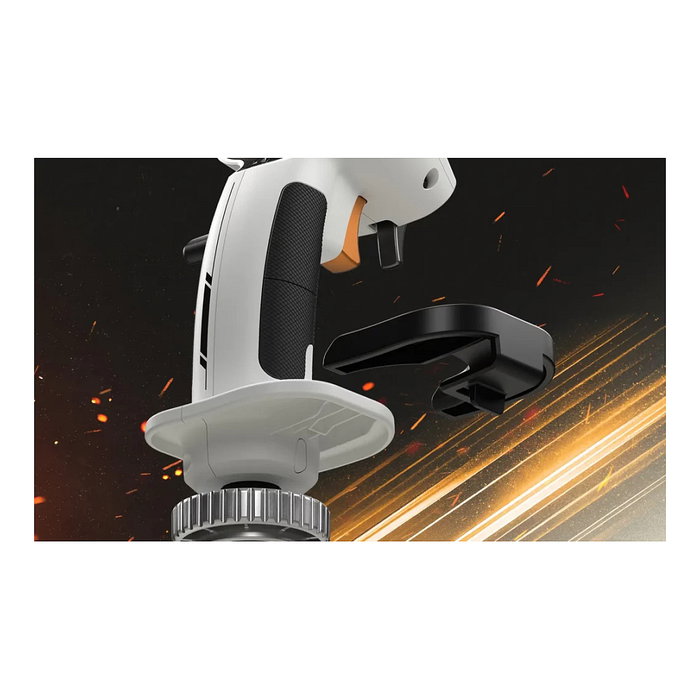 Thrustmaster Sol-R 2 HOSAS Space Sim Duo Palanca de Vuelo Negro, Blanco