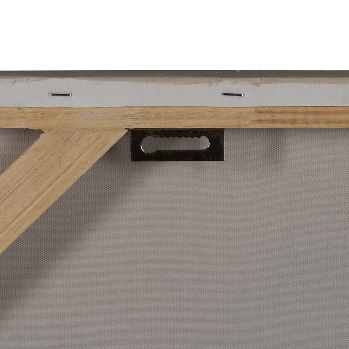 Ixia Cuadro Relieve 2/M Lienzo Decoración 80 x 3,50 x 80 cm
