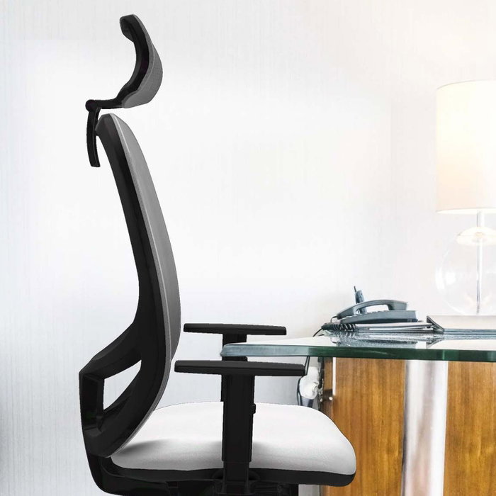 PIQUERAS Y CRESPO Silla de oficina Cilanco Gris con Mecanismo Sincro/Traslack PIQUERAS Y CRESPO Silla de oficina Cilanco Gris con Mecanismo Sincro/Traslack