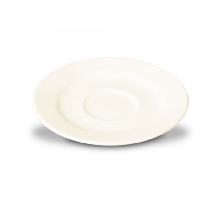 Rak Porcelain Plato Taza para Té o Desayuno - Porcelana - 15 cm de Diámetro (Set de 12)