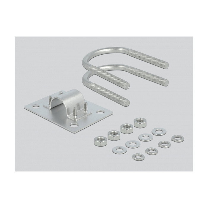 DeLOCK Antena 433 MHz Omnidireccional Exterior, 2 dBi, Polarización Vertical, Conector N, 40 cm, Gris