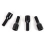 OMP Juego de 4 Tornillos Allen M12x1.5 Cónicos Largos 26mm Negro