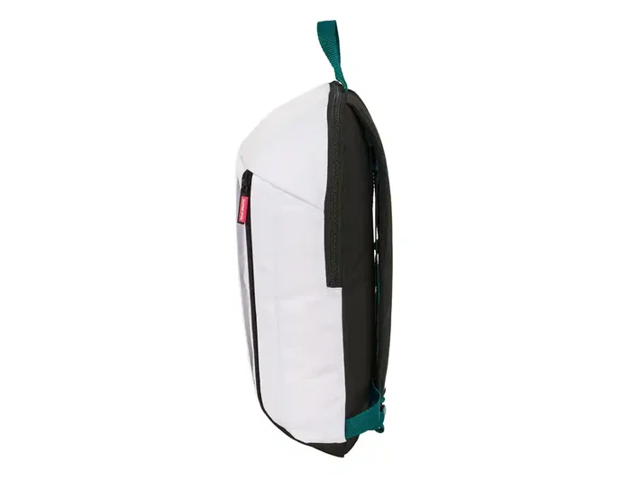 Safta Mini Mochila Real Madrid 26/27 con Cremallera Vertical