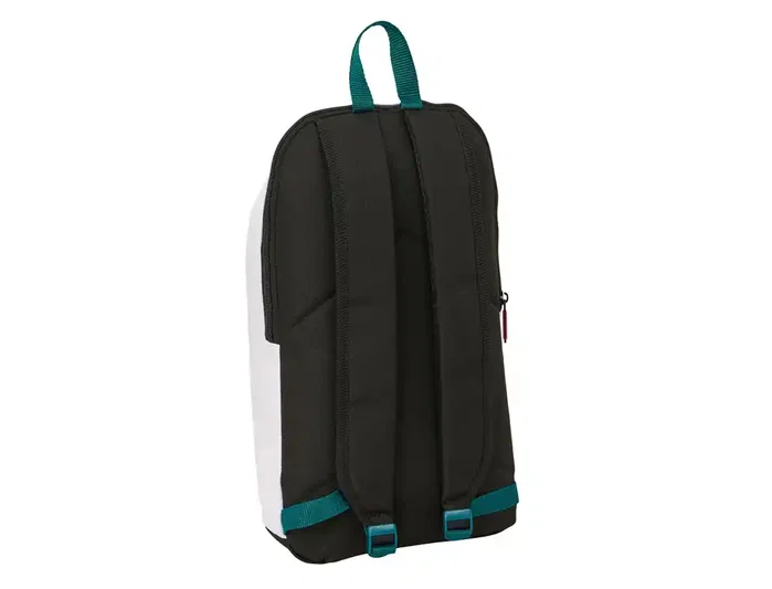 Safta Mini Mochila Real Madrid 26/27 con Cremallera Vertical