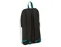 Safta Mini Mochila Real Madrid 26/27 con Cremallera Vertical