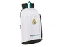 Safta Mini Mochila Real Madrid 26/27 con Cremallera Vertical