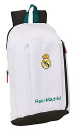 Safta Mini Mochila Real Madrid 26/27 con Cremallera Vertical